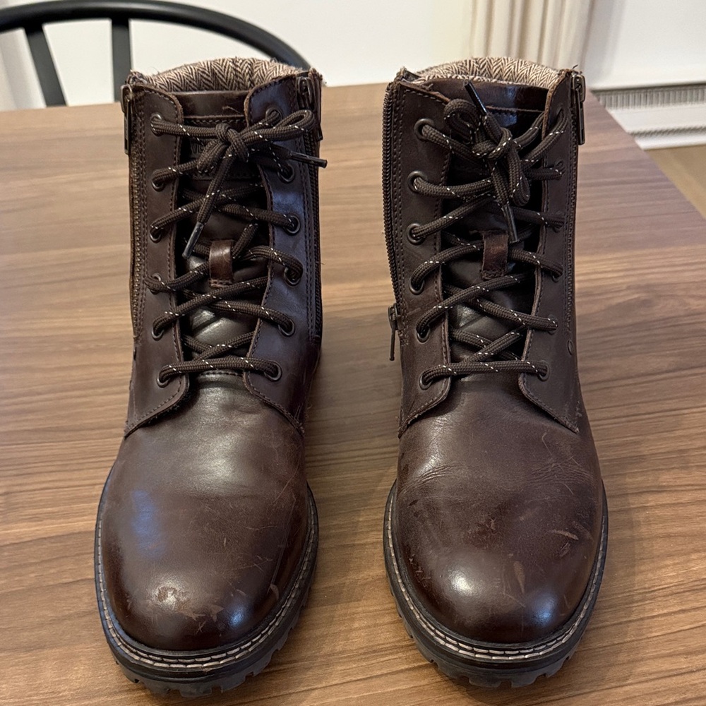 Steve Madden Dark Brown Leather Boots